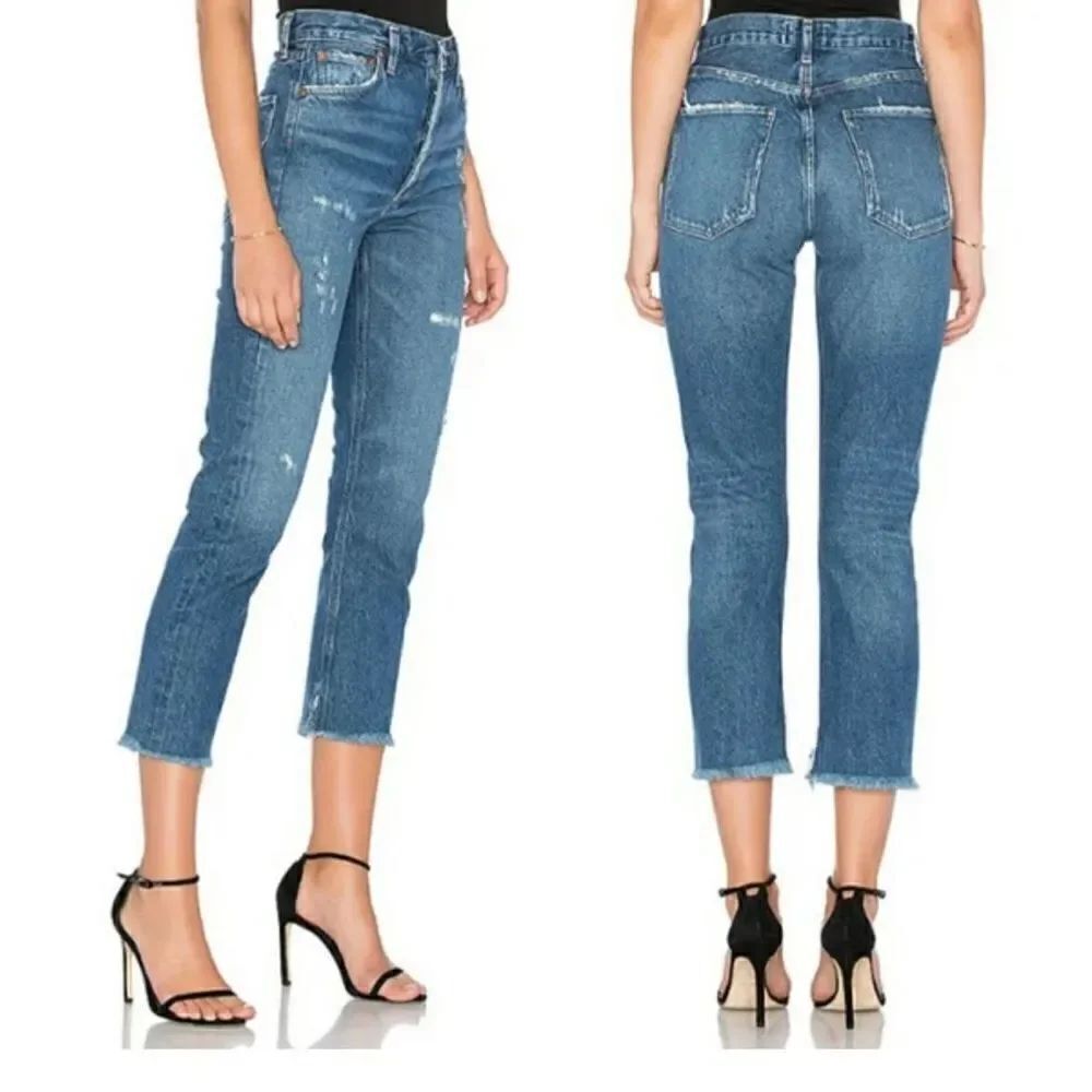 AGOLDE | Riley High Rise Straight
Jeans - Lowdown size 29